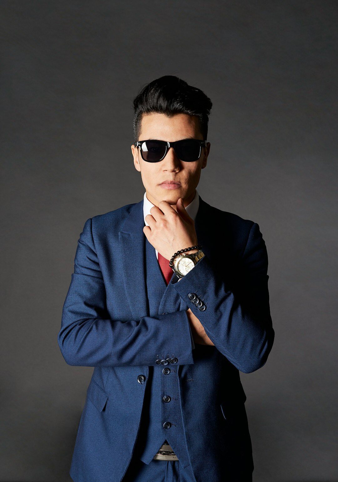 Studio portrait of a Mexican finance CEO