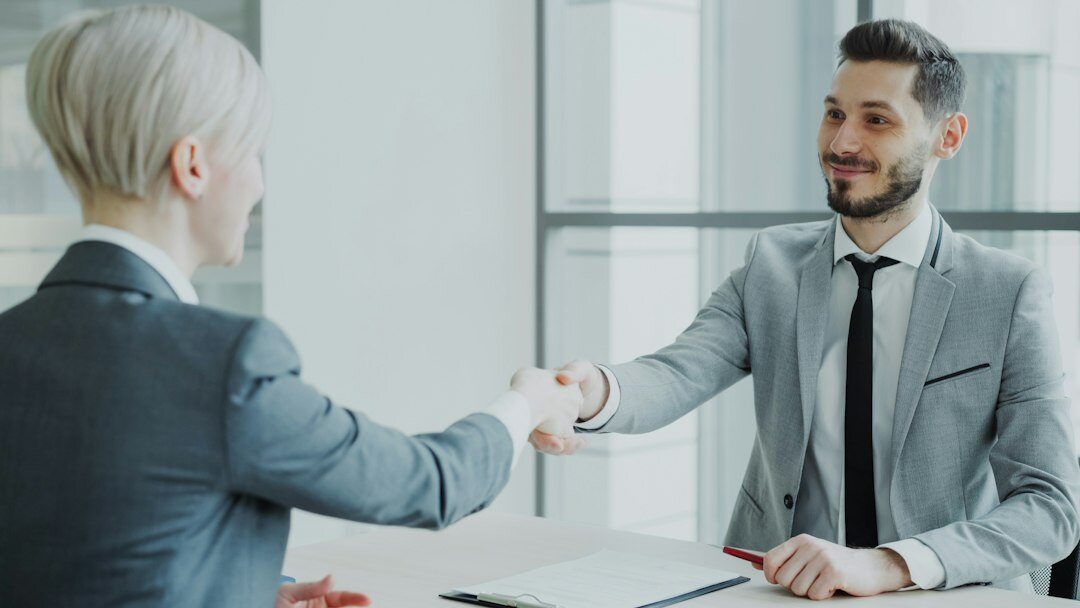 successful business handshake