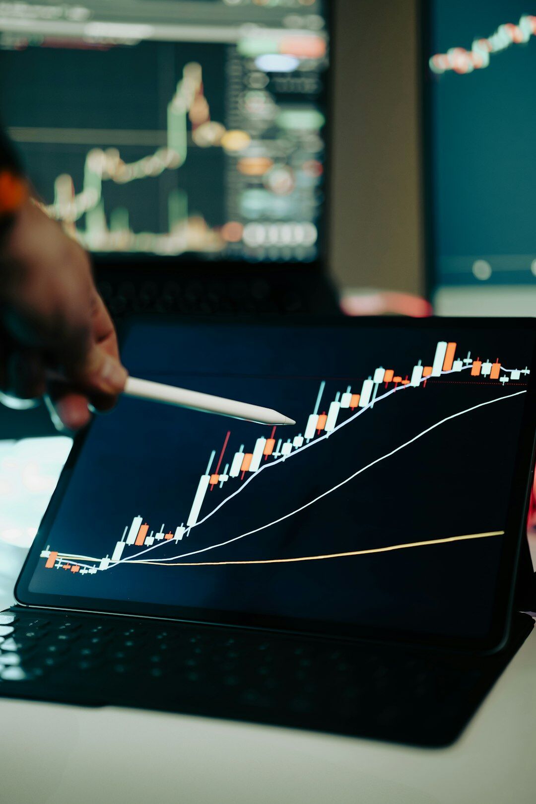 financial charts and graphs